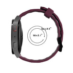 سوار ساعة من السيليكون بنقشة منحنية، لساعات Samsung Galaxy Watch 5 مقاس 44 مم، 40 مم، Samsung Galaxy Watch 5 Pro مقاس 45 مم