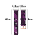 Nylon Weave Canvas Watch Band, For Fitbit Versa 3, For Fitbit Sense