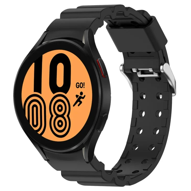 Armor Pure Color Silicone Watch Band, For Samsung Galaxy Watch5 44mm, For Samsung Galaxy Watch5 40mm, For Samsung Galaxy Watch5 Pro 45mm, For Samsung Galaxy Watch4 44mm, For Samsung Galaxy Watch4 40mm, For Samsung  Galaxy Watch4 Classic 42mm           ...