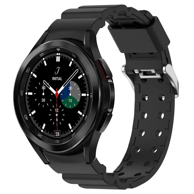 Armor Pure Color Silicone Watch Band, For Samsung Galaxy Watch5 44mm, For Samsung Galaxy Watch5 40mm, For Samsung Galaxy Watch5 Pro 45mm, For Samsung Galaxy Watch4 44mm, For Samsung Galaxy Watch4 40mm, For Samsung  Galaxy Watch4 Classic 42mm           ...