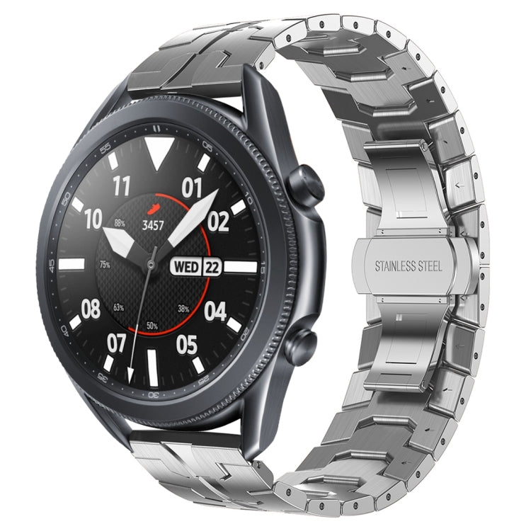 سوار ساعة معدني من الفولاذ المقاوم للصدأ Armor، لساعات Samsung Galaxy watch3 45mm، Samsung Galaxy watch 46mm، Samsung Gear S3 Classic، Samsung Gear S3 Frontier