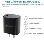 شاحن سريع منفرد PD3.0 USB-C / Type-C بقوة 20 واط مع كابل بيانات Type-C إلى Type-C بطول 1 متر، قابس أمريكي، قابس أمريكي + كابل Type-C إلى Type-C