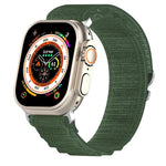 سوار ساعة من النايلون ثنائي اللون، لساعة Apple Watch Ultra مقاس 49مم، ولسلسلة Apple Watch 8&7 مقاس 45مم/SE 2&6&SE&5&4 مقاس 44مم، ولسلسلة Apple Watch 8&7 مقاس 41مم/SE 2&6&SE&5&4 مقاس 40مم