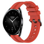 22mm Concave Striped Slicone Watch Band, For Xiaomi Watch S2 42mm, For Xiaomi Watch S2 46mm, For Xiaomi MI Watch S1, For Xiaomi MI Watch S1 Pro