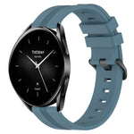 22mm Concave Striped Slicone Watch Band, For Xiaomi Watch S2 42mm, For Xiaomi Watch S2 46mm, For Xiaomi MI Watch S1, For Xiaomi MI Watch S1 Pro