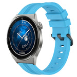 22mm Concave Striped Slicone Watch Band, For Huawei Watch GT3 Pro 46mm, For Huawei Watch Buds, For Huawei Watch 3 Pro New, For Huawei Watch GT3 46mm