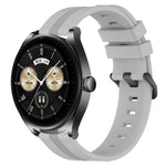 22mm Concave Striped Slicone Watch Band, For Huawei Watch GT3 Pro 46mm, For Huawei Watch Buds, For Huawei Watch 3 Pro New, For Huawei Watch GT3 46mm