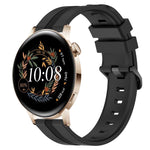 20mm Concave Striped Slicone Watch Band, For Huawei Watch GT3 Pro 43mm, For Huawei Watch GT3 42mm, For Huawei Watch GT2 42mm, For Huawei Watch 2