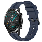 20mm Concave Striped Slicone Watch Band, For Huawei Watch GT3 Pro 43mm, For Huawei Watch GT3 42mm, For Huawei Watch GT2 42mm, For Huawei Watch 2