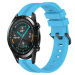 20mm Concave Striped Slicone Watch Band, For Huawei Watch GT3 Pro 43mm, For Huawei Watch GT3 42mm, For Huawei Watch GT2 42mm, For Huawei Watch 2
