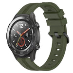 20mm Concave Striped Slicone Watch Band, For Huawei Watch GT3 Pro 43mm, For Huawei Watch GT3 42mm, For Huawei Watch GT2 42mm, For Huawei Watch 2