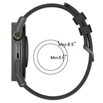 20mm Concave Striped Slicone Watch Band, For Samsung Galaxy Watch5 44mm, For Samsung Galaxy Watch 6 Classic 47mm, For Samsung Galaxy Watch5 40mm, For Samsung Galaxy Watch5 Pro 45mm