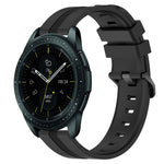 20mm Concave Striped Slicone Watch Band, For Samsung Galaxy Watch Active 2 40mm, For Samsung Galaxy Watch Active 2 44mm, For Samsung Galaxy Watch 42mm, For Samsung Galaxy Watch 6 44mm