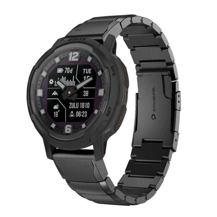 22mm Tortoise Shell Stainless Steel Watch Band, For Garmin Fenix 7, For Garmin Fenix 7 Solar, For Garmin Fenix 7 Sapphire Solar, For Garmin EPIX Gen 2, For Garmin Approach S62, For Garmin Fenix 6 GPS, For Garmin Fenix 6 Pro GPS                         ...