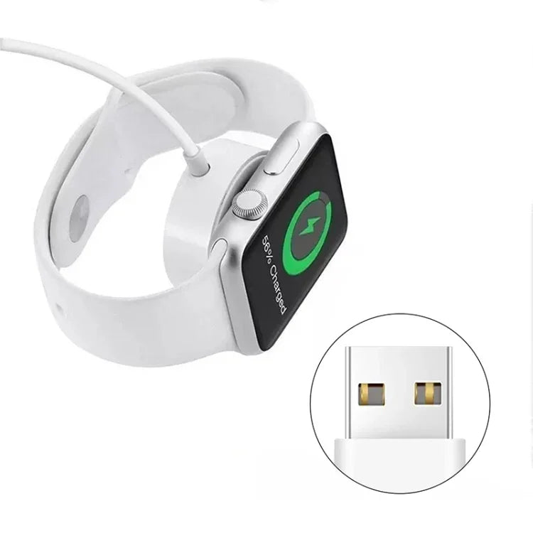 كابل شحن سريع مغناطيسي USB بطول 1م لساعات آبل سيريس ألترا/8/7/6/SE/SE2/5/4/3/2/1، DS-XB011