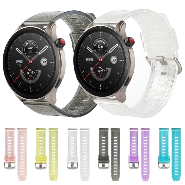 22mm Transparent Shiny Diamond TPU Watch Band, For Huawei Watch3, For Huawei Watch3 Pro, For Huawei Watch GT 2e, For Huawei Watch GT 42mm / 46mm
