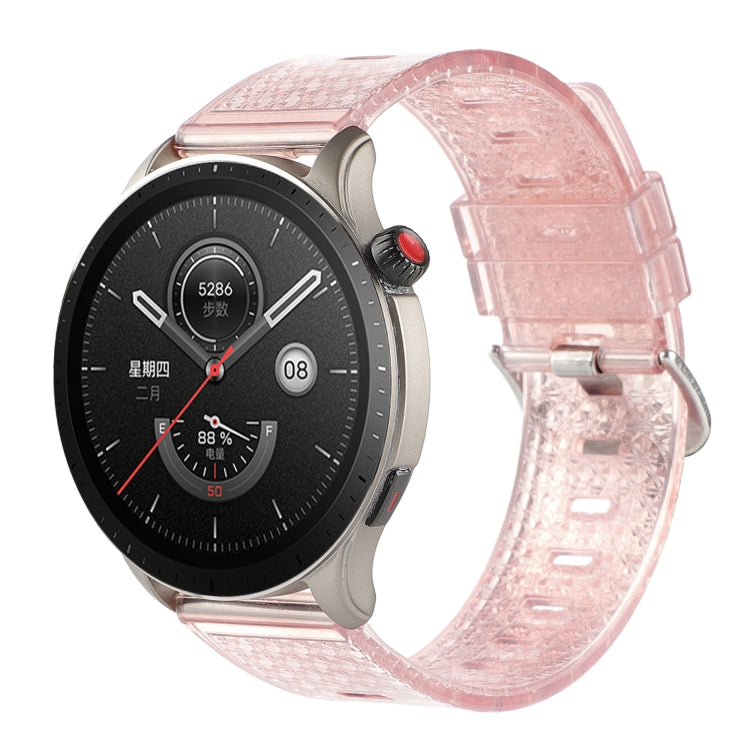 22mm Transparent Shiny Diamond TPU Watch Band, For Huawei Watch3, For Huawei Watch3 Pro, For Huawei Watch GT 2e, For Huawei Watch GT 42mm / 46mm