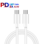 شاحن هاتف محمول Type-C + USB مع كابل Type-C إلى Type-C، قابس أوروبي، قابس أوروبي + كابل Type-C إلى Type-C
