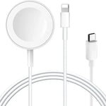 كابل شحن مغناطيسي USB 2 في 1 لسلسلة Apple Watch وiPhone بطول 1.2 متر، DS-XB015