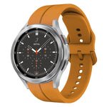 20mm Loop Silicone Watch Band, For Samsung Galaxy Watch4 44mm, For Samsung Galaxy Watch4 40mm, For Samsung  Galaxy Watch 4 Classic 42mm, For Samsung  Galaxy Watch 4 Classic 46mm