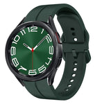 20mm Loop Silicone Watch Band, For Samsung Galaxy Watch 6 40mm, For Samsung Galaxy Watch 6 Classic 43mm