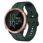 20mm Loop Silicone Watch Band, For Garminmove Style, For Garmin Forerunner 645 Music, For Garmin Forerunner Sq2, For Garmin Forerunner Sq2 Music