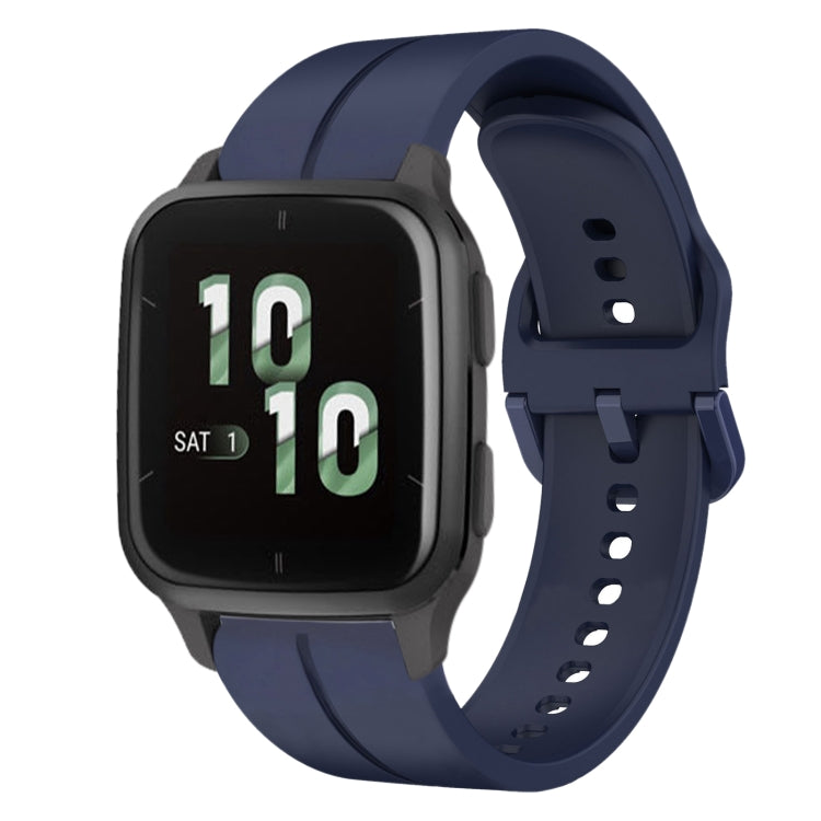 20mm Loop Silicone Watch Band, For Garminmove Style, For Garmin Forerunner 645 Music, For Garmin Forerunner Sq2, For Garmin Forerunner Sq2 Music
