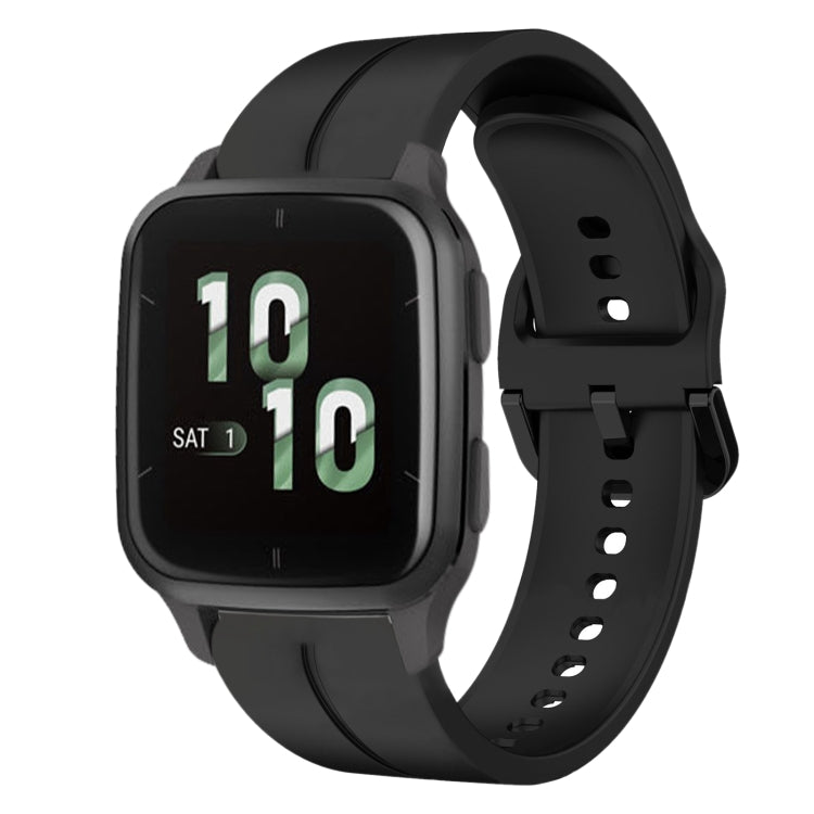 20mm Loop Silicone Watch Band, For Garminmove Style, For Garmin Forerunner 645 Music, For Garmin Forerunner Sq2, For Garmin Forerunner Sq2 Music