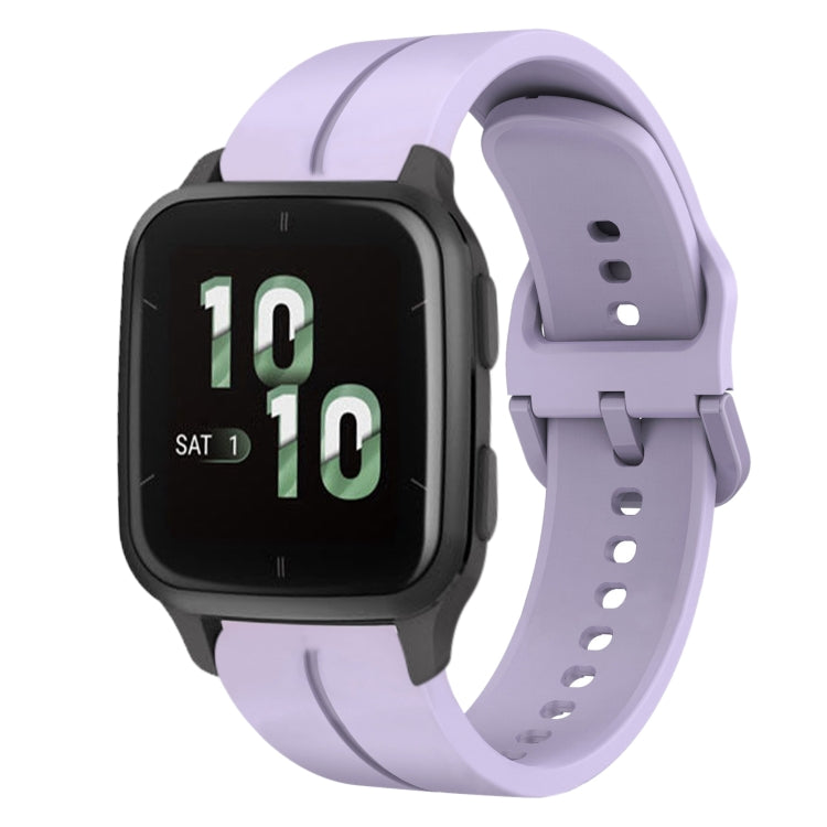 20mm Loop Silicone Watch Band, For Garminmove Style, For Garmin Forerunner 645 Music, For Garmin Forerunner Sq2, For Garmin Forerunner Sq2 Music
