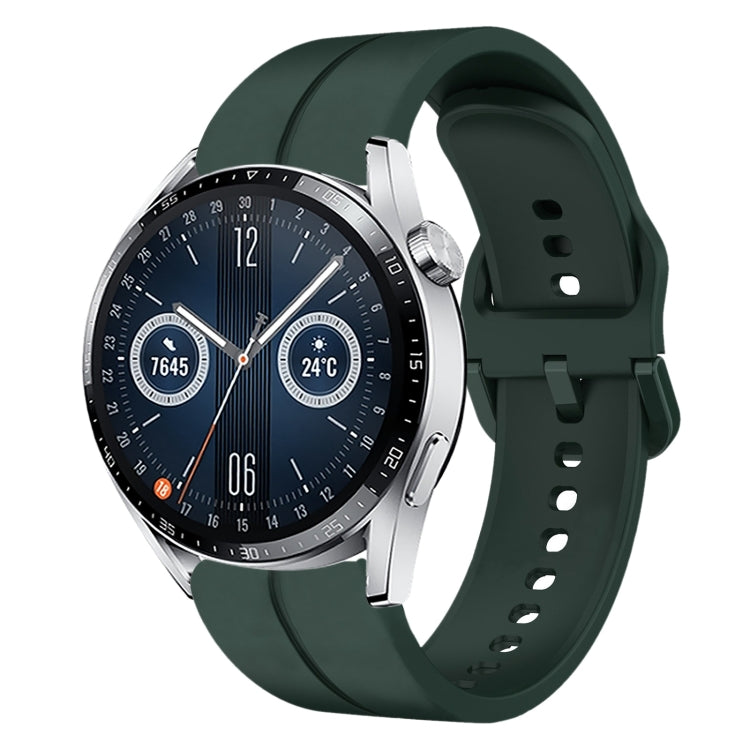20mm Loop Silicone Watch Band, For Huawei Watch GT3 Pro 43mm, For Huawei Watch GT3 42mm, For Huawei Watch GT2 42mm, For Huawei Watch 2