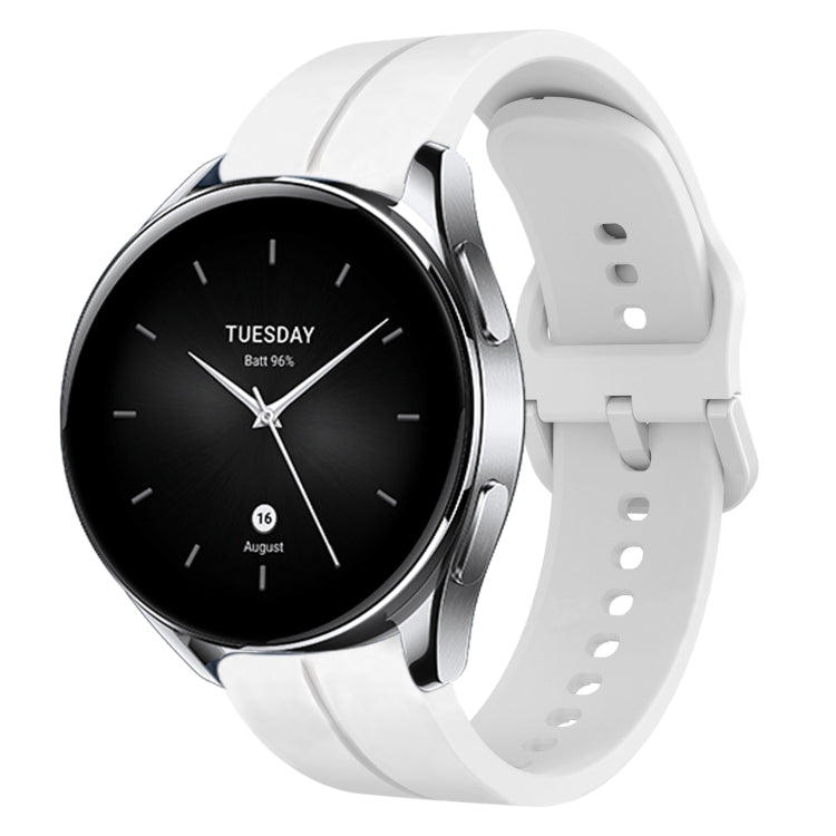 22mm Loop Silicone Watch Band, For Xiaomi MI Watch S2, For Xiaomi MI Watch S1, For Xiaomi MI Watch S1 Pro, For Xiaomi MI Watch Color 2