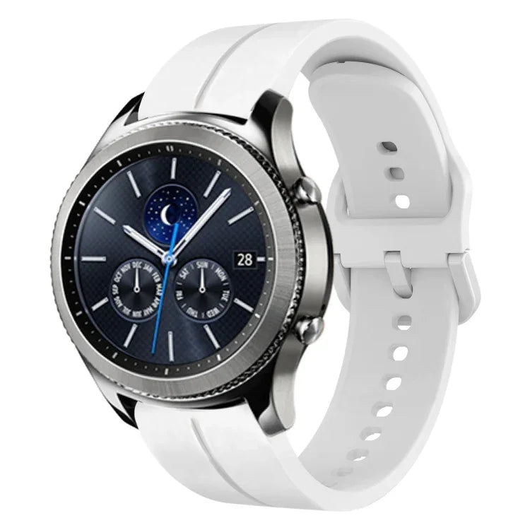 22mm Loop Silicone Watch Band, For Samsung Galaxy Watch3 45mm, For Samsung Galaxy Watch 46mm, For Samsung Gear S3 Classic, For Samsung Gear S3 Frontier