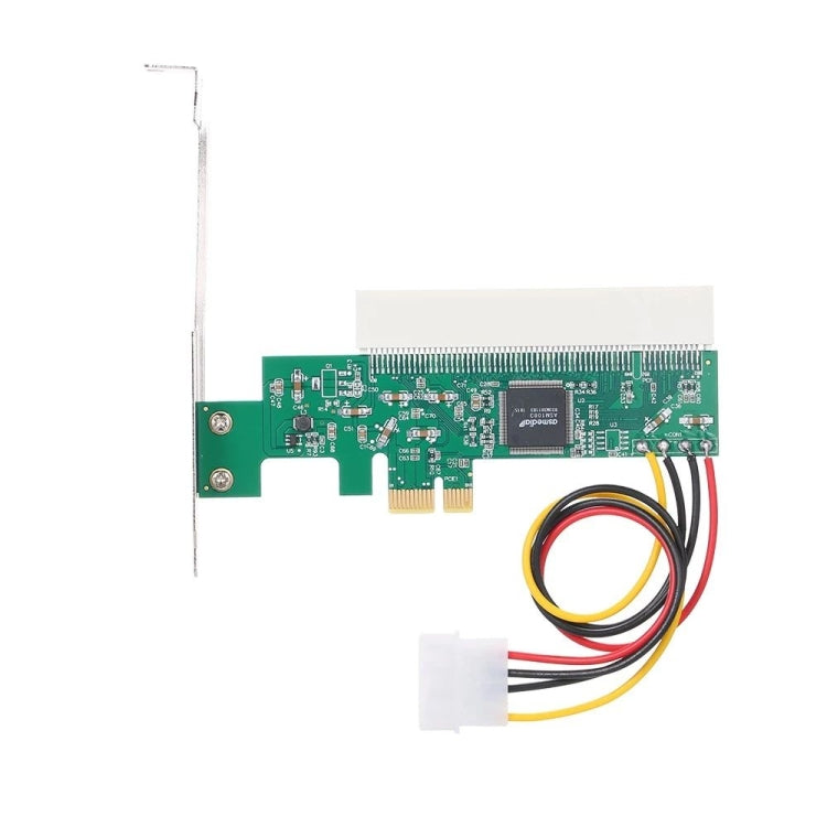 بطاقة محول PCI-E إلى PCI مع مصدر طاقة 4 دبابيس، PCI-E إلى PCI