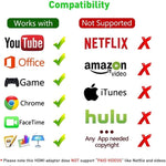 كابل محول 2م من 8 دبابيس إلى HDMI لمزامنة الفيديو وتحويل الشاشة لأجهزة iPad و iPhone، 8 دبابيس إلى HDMI
