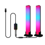 ZM-021 شريط إضاءة LED متزامن مع الموسيقى، إضاءة جوية لتلفاز وتويا وسطح المكتب، شريط LED