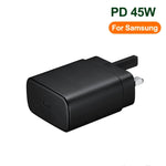 شاحن سريع 45 واط بمنفذ USB-C / Type-C، قابس المملكة المتحدة، قابس المملكة المتحدة