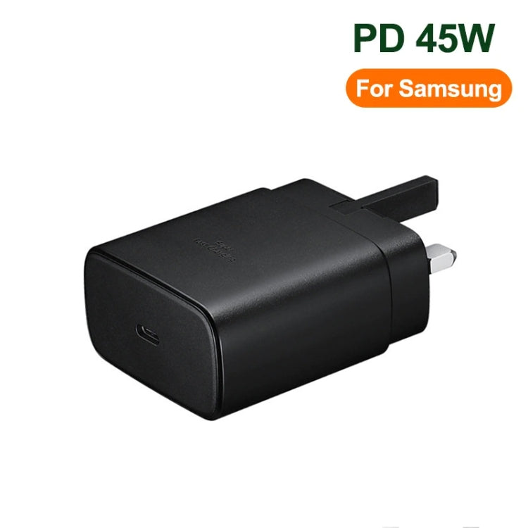 شاحن سريع 45 واط بمنفذ USB-C / Type-C، قابس المملكة المتحدة، قابس المملكة المتحدة