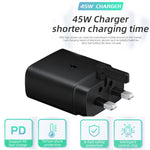 شاحن سريع 45 واط بمنفذ USB-C / Type-C، قابس المملكة المتحدة، قابس المملكة المتحدة