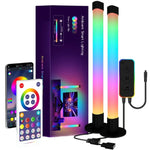 SAL006BS أنبوب إضاءة LED 2، تزامن مع الموسيقى، إضاءة ليلية ذكية واي فاي