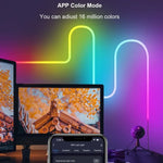 NH021 ضوء حبل نيوني RGB مقاوم للماء بطول 3 أمتار مع مزامنة موسيقى عبر واي فاي TUYA، NH021