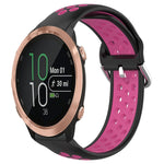 20mm Perforated Breathable Sports Silicone Watch Band, For Garmin Forerunner 645 Music, For Garmin Forerunner Sq2, For Garmin Forerunner Sq2 Music