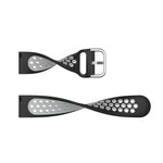 20mm Perforated Breathable Sports Silicone Watch Band, For Garmin Forerunner 645 Music, For Garmin Forerunner Sq2, For Garmin Forerunner Sq2 Music