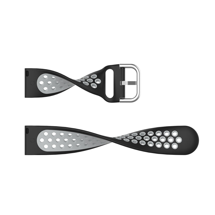 20mm Perforated Breathable Sports Silicone Watch Band, For Garmin Forerunner 645 Music, For Garmin Forerunner Sq2, For Garmin Forerunner Sq2 Music