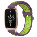 20mm Perforated Breathable Sports Silicone Watch Band, For Garmin Forerunner 645 Music, For Garmin Forerunner Sq2, For Garmin Forerunner Sq2 Music