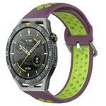 22mm Perforated Breathable Sports Silicone Watch Band, For Huawei Watch GT3 SE, For Huawei Watch GT3 Pro 46mm, For Huawei Watch Buds