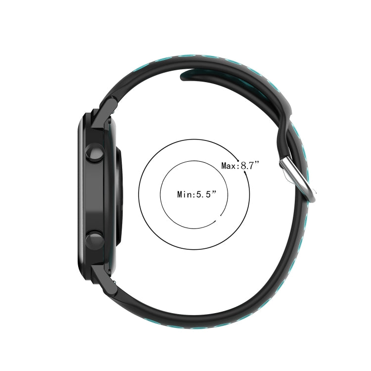 22mm Perforated Breathable Sports Silicone Watch Band, For Huawei Watch GT3 SE, For Huawei Watch GT3 Pro 46mm, For Huawei Watch Buds
