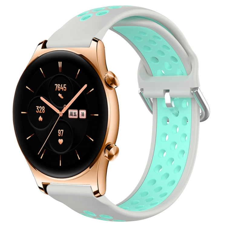 22mm Perforated Breathable Sports Silicone Watch Band, For Huawei Watch 3 Pro, For Huawei GT2 Pro, For Honor Watch GS 3
