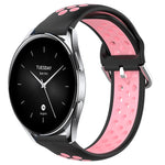 22mm Perforated Breathable Sports Silicone Watch Band, For Xiaomi Watch S2 42mm, For Xiaomi Watch S2 46mm, For Xiaomi MI Watch S1