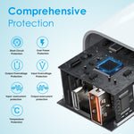 شاحن سريع NORTHJO NOPD2501 PD 25W USB-C / Type-C بمنفذ واحد، قابس الولايات المتحدة، قابس الاتحاد الأوروبي، قابس المملكة المتحدة، قابس أستراليا