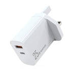 شاحن سريع NORTHJO NOPD2502 PD 25W USB-C / Type-C + QC 3.0 USB بمنفذين، قابس الولايات المتحدة، قابس الاتحاد الأوروبي، قابس المملكة المتحدة، قابس أستراليا